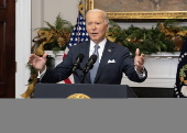 US President Biden delivers remarks on the situation in Syria