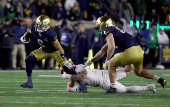 NCAA Football: CFP National Playoff First Round-Indiana at Notre Dame