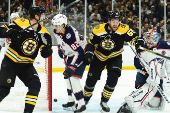 NHL: Columbus Blue Jackets at Boston Bruins