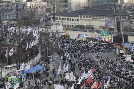 Rally demanding the detention of the impeached South Korean President Yoon Suk Yeol