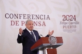 Lpez Obrador cuestiona la represin de EEUU contra manifestantes a favor de Palestina