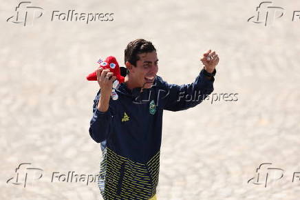 Caio Bonfim conquista prata na marcha atltica