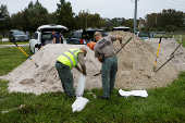 Preparations for Tropical Storm Milton, in Seminole, Florida