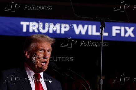 Republican presidential nominee and former U.S. President Donald Trump campaigns in Henderson