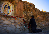 Pilgrimage during the Solemnity of Christ the King to pray for peace, at Mount Cristo Rey, on the border between the United States and Mexico