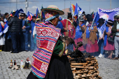 MAS Party celebrates new leader, leaving Evo Morales out of office after 25 years, in El Alto