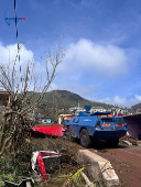 Aftermath of Cyclone Chido, in Mayotte