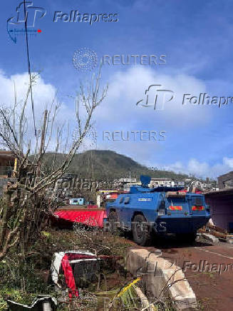 Aftermath of Cyclone Chido, in Mayotte