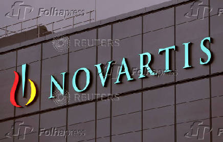 FILE PHOTO: Swiss drugmaker Novartis' logo is seen in Stein