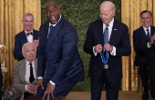 US President Biden awards the Presidential Medal of Freedom at the White House