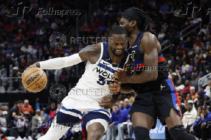 NBA: Minnesota Timberwolves at Detroit Pistons