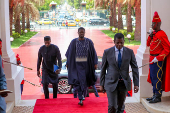 Senegal's President-elect Bassirou Diomaye Faye meets outgoing President Macky Sall in Dakar