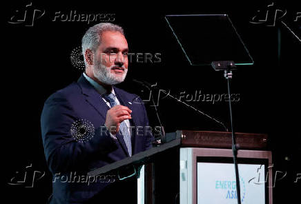 FILE PHOTO: Secretary General of Organization of the Petroleum Exporting Countries (OPEC) Haitham Al Ghais speaks during the Energy Asia conference in Kuala Lumpur