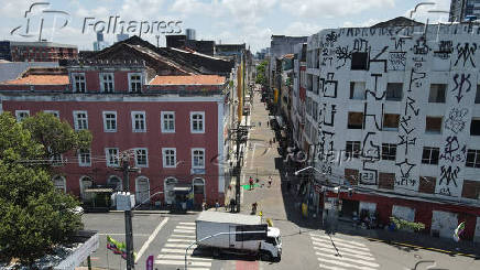 Rua da abandonada no Recife