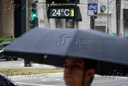 Temperatura cai em So Paulo