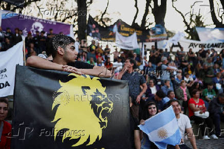 Argentine President Javier Milei holds rally in Buenos Aires to launch his party nationally