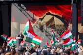 Celebrations of the 68th anniversary of the Hungarian Uprising of 1956, in Budapest