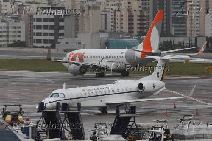 Manh com garoa no aeroporto de Congonhas