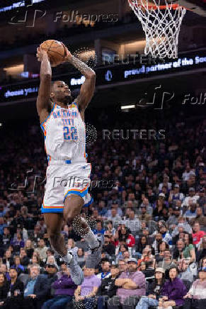 NBA: Oklahoma City Thunder at Sacramento Kings