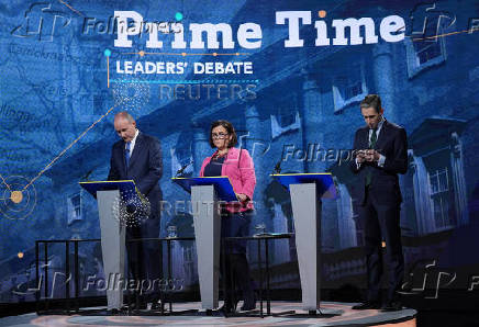 Final General Election 2024 leaders' debate, in Dublin