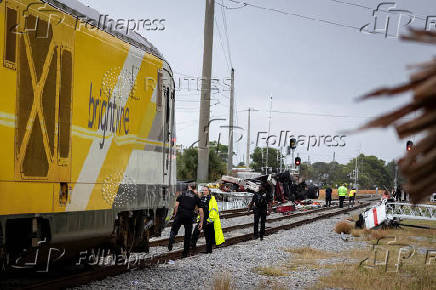 Brightline passenger train collides with fire truck on railtracks in Delray Beach