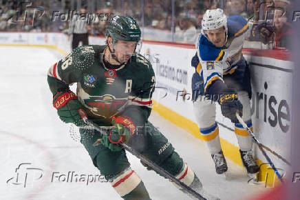 NHL: St. Louis Blues at Minnesota Wild