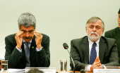 Luiz Srgio e Paulo Roberto Costa na CPI da Petrobras