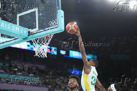 Quartas de final de basquete masculino entre o Brasil e os EUA