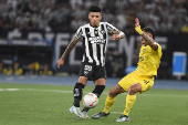 Partida entre Botafogo e Pearol pela Copa Conmebol Libertadores 2024.