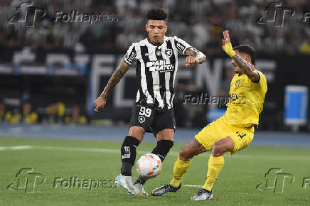 Partida entre Botafogo e Pearol pela Copa Conmebol Libertadores 2024.