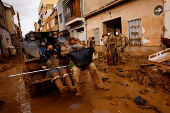 Aftermath of floods in Spain