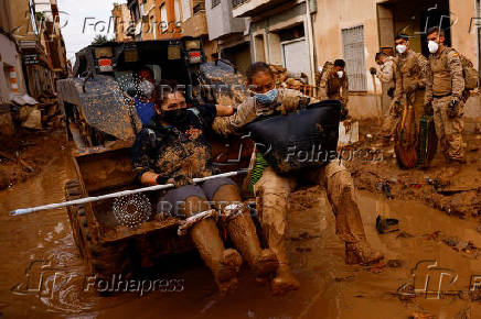 Aftermath of floods in Spain