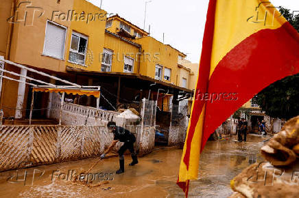 Aftermath of floods in Spain