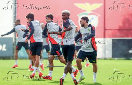 UEFA Champions League MD-1: Benfica training