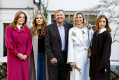 Dutch royals official photo session in Amsterdam