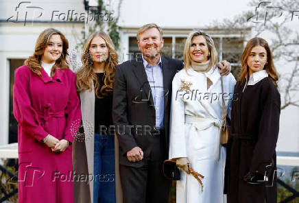 Dutch royals official photo session in Amsterdam