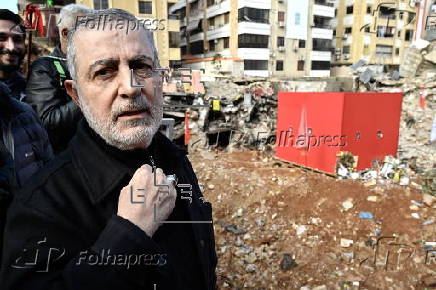 Senior Hezbollah official Safa visits site of Nasrallah's assassination in Beirut surburb