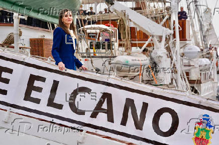 La princesa Leonor zarpa en el Juan Sebastin Elcano