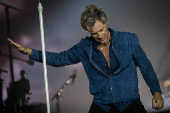 Bon Jovi se apresenta no palco Mundo no Rock In Rio 2017