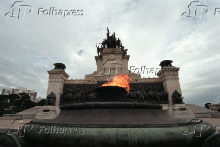 Monumento  Independncia, inaugurando em 1890 no bairro do Ipiranga