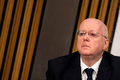 FILE PHOTO: SNP Chief Executive Peter Murrell arrives to give evidence to a Scottish Parliament committee in Edinburgh