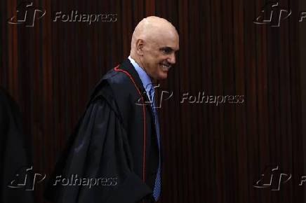 Alexandre de Moraes em sua ltima sesso como presidente do TSE