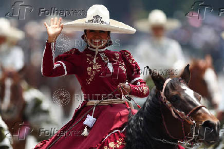 Military parade to celebrate the Independence Day hosted by President Andres Manuel Lopez Obrador, in Mexico City