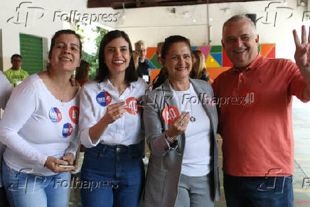 A Vice de Tabata Amaral, Lcia Frana e o ministro Mrcio Frana, votaram no colgio eleitoral Ludovina Creddio Peixoto