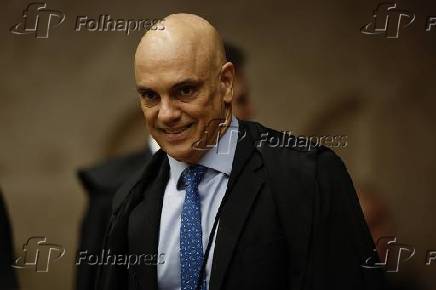 Alexandre de Moraes durante sesso no plenrio do STF