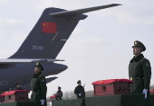 Remains of Chinese soldiers from Korea War return