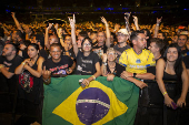 Banda Iron Maiden faz show em SP