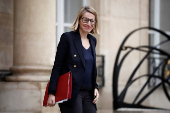 Weekly cabinet meeting at the Elysee Palace in Paris