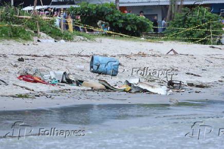 Aeronave de pequeno porte cai em Ubatuba (SP)