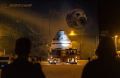 NASA's Starliner Boeing spacecraft roll out